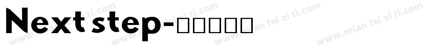 Next step字体转换